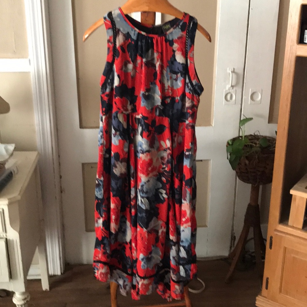 Taylor Multicolored empire waisted size 12 dress